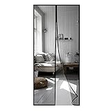 ✔ Mosquitera para puertas es transpirable y transparente, lo que puede bloquear los insectos al mismo tiempo que absorbe más luz solar y aire fresco.