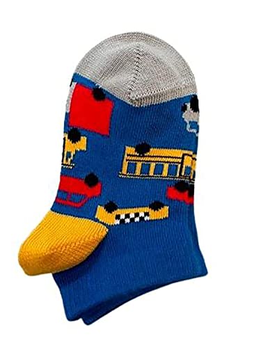 Toddler Ankle Socks - 3 Pair Pack Gift Box in Assorted Themes, Ages 1-4 Years - Soft, Breathable Combed Cotton4