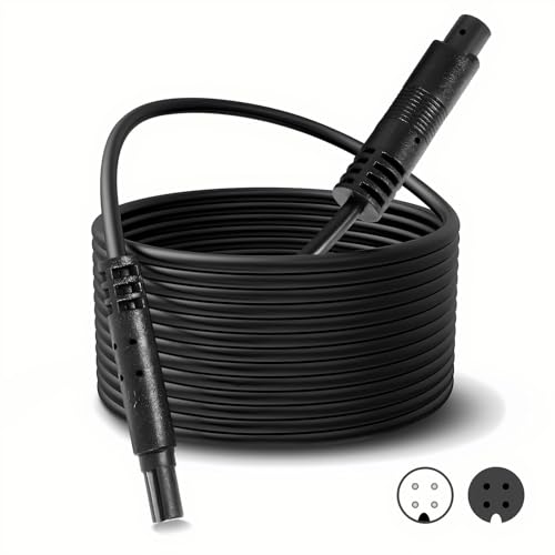 Image of 4-Pin Backup Camera Extension Cable - Heavy-Duty Pure Copper Shielded Wire for Dash Cam and Rear View Cameras (4Pin-19.7Ft)