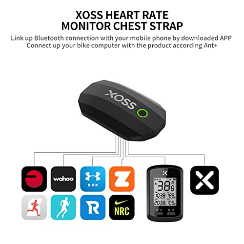Xoss G+ Gps Cycling Computer Wireless Bike Speedometer Odometer Cycling Tracker Ipx7 Road Bike Mtb Bicycle Bluetooth Ant+ With Speed Cadence Sensor & Heart Rate Monitor #TOP4