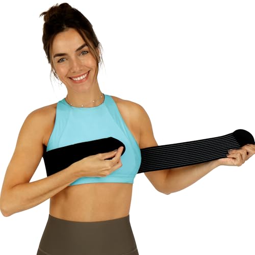 Breast Augmentation Post Op Band | Breast Implant Stabilizer Post Surgery | After Breast Sugery Must Haves | Breast Augmentation Post Op Bra | Breast Implant Bra | Chest Compression Wrap (Fit Most)