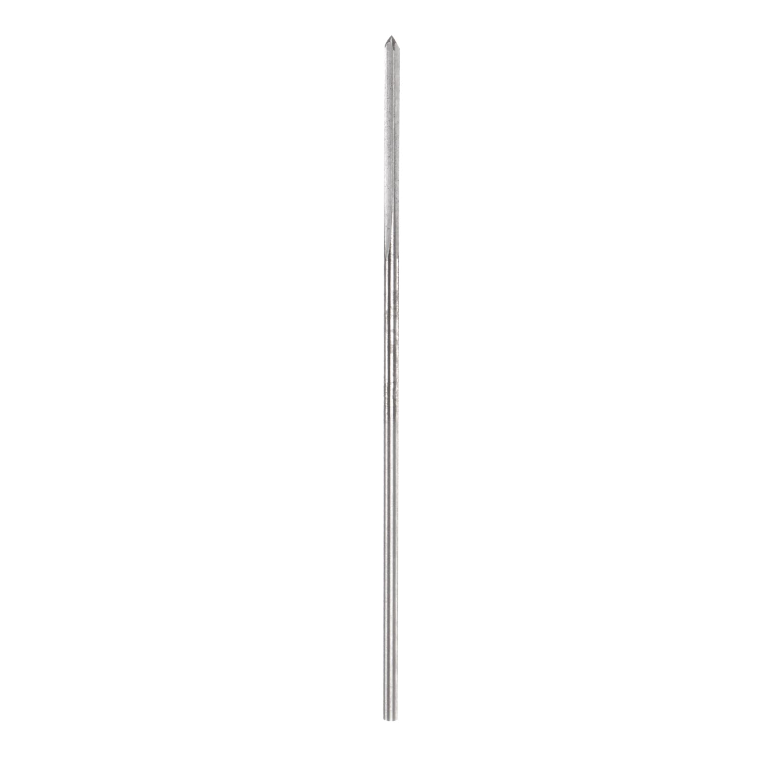 sourcing map Alesatori a mano, 3 mm, H7, punta per trapano per alesatura di fori in metallo e legno, strumento per scanalatura dritta in acciaio ad alta velocità (HSS