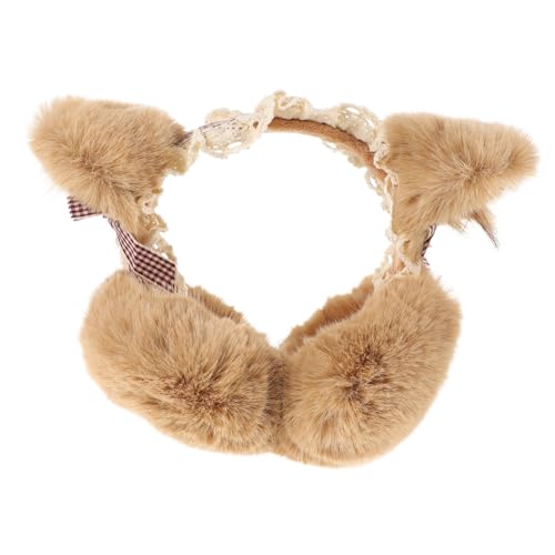 FOMIYES Winter Ear Warmer Kitten Ear Covers Polyester Earmuff Adorable and Cozy Perfect for Outdoor Activities Family-friendly