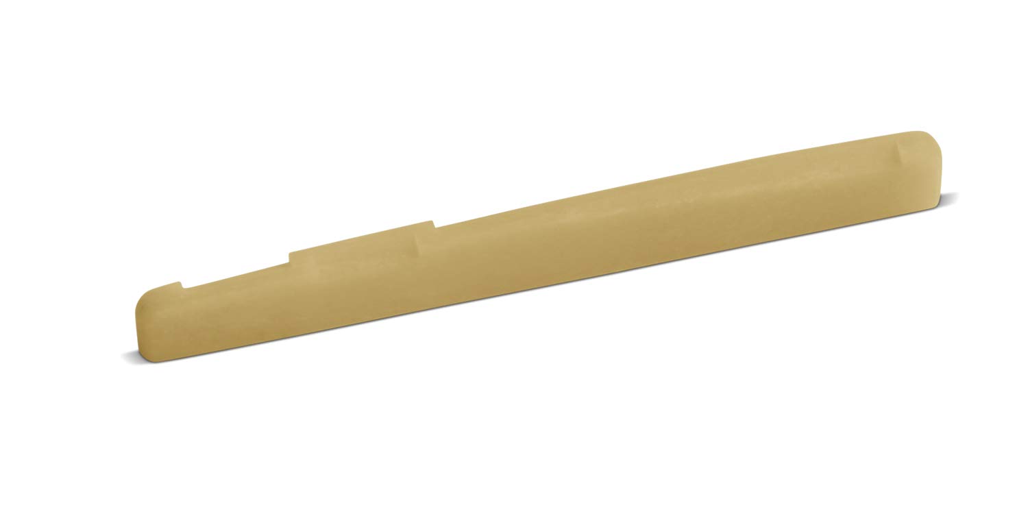 Unbleached Bone Saddle – Fits Many Post-2014 Guild Westerly Collection with Undersaddle Pickup – 8 mm Height - 3.2 mm Thickness