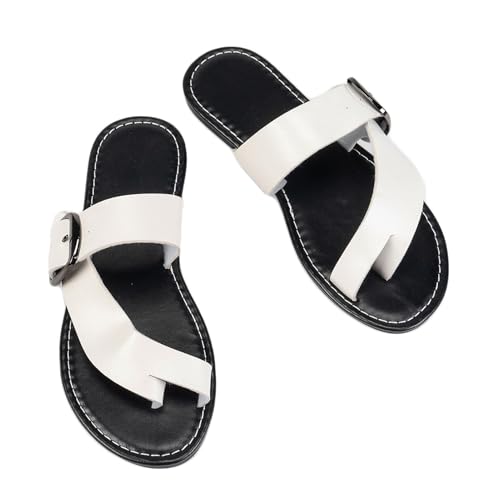 Orthopedic Toe Ring womens Comfy sandals/Elegant Beach plantar fasciitis flip flops/Summer women's hallux valgus slippers