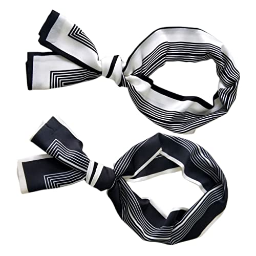 2pcs Spring Scarf for Women Scarves for Women Headband Scarf Scarfs for Women Neckerchief Bandana Scarf4