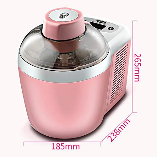 MNCYGJ Softeis Maschinen Eismaschine Mit Kompressor Ice Cream Maker 600ML Kapazität, Eismaschine Selbstkühlend Sorbetmaschine, EIS Maschinen ,Rosa – Bild 7