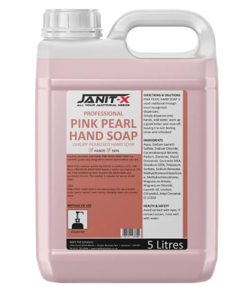 Janit-X Pink Pearlised Soap 5 Litre (without pump, 1)
