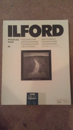 Ilford Multigrade IV RC Deluxe Resin Coated, 11x14, Pearl, VC Paper, 50 Pack (1771578)