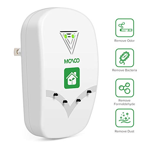 MOAOO Air Purifier for Home, Plug-in Air Purifier, Air Purifier No Filter Portable