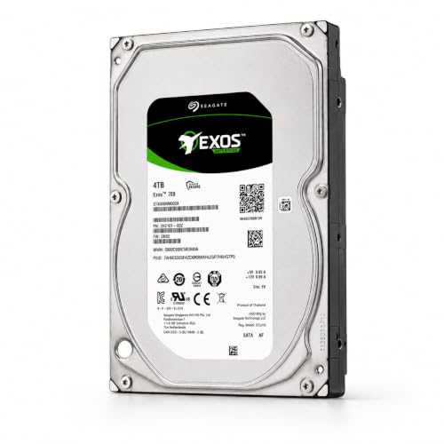 Image of Seagate Exos 7E8 4TB Enterprise HDD - ST4000NM002A 7200 RPM SATA 6Gb /s 128MB Cache 3.5-Inch Hard Drive (Renewed)