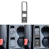 Generic Real Premium 3D Effect Carbon Fiber Decal Compatible with Audi Q3 2015 2016 2017 2018 Car Center Console Electronic handbrake Decoration Trim Auto Interior Accessories Sticker Black, ADQ31518