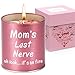 Mothers Day Gifts for Mom Scented Candles - Christmas Stocking Stuffers Presents Mothers Day Birthday Gifts from Daughter Son Great ldeas Funny Unique New Mom Adoptive Mother Gift 9oz Gardenia