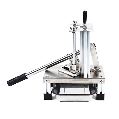 HongKKon Coupe-frites - En acier inoxydable - Avec lame de 7 à 14 mm - Convient pour pommes de terre, concombres, oignons