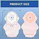 Pack of 10 disposable colostomy bags, measure for tailor-made soft, skin-friendly colostomy bag stomy care for child colostomy ileostomy stomy stoma care
