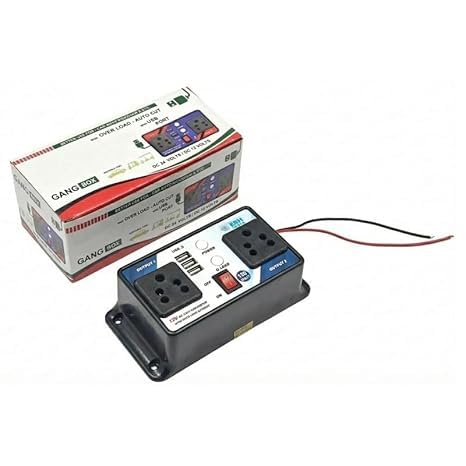 DC to AC Converter 12v to 220v Mini Inverter 50 Watt Gang Box Car, Bus, Truck Etc.-image-37