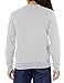 Lacoste Men's Round Neck Unbrushed Fleece Sweatshirt, Silver Chine, Medium