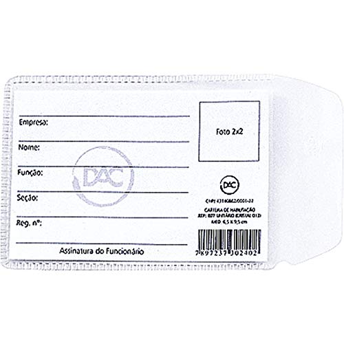 Porta Documento P/Rg C/Aba 7X10,5Cm.-Pct/100-2734