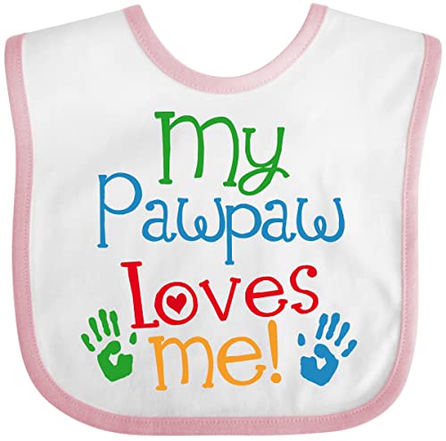 inktastic My Pawpaw Loves Me Baby Bib