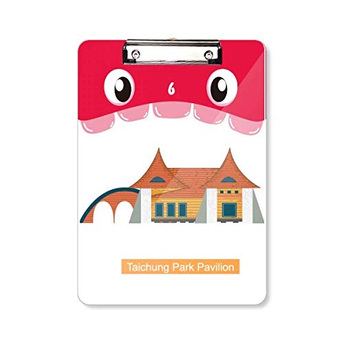 Porte-bloc A4 Taichung Park Pavillon rigide haute finition