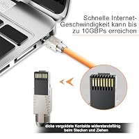 FGB RJ45 CAT7 Netzwerkstecker, 10 Gbit/s 600 MHz, 4 Stück – Ansicht 3