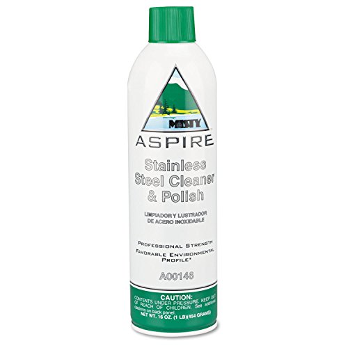 Misty Aspirador y Pulidor de Acero Inoxidable Aroma Limón 16Oz