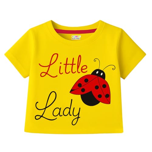 Image of Kuchipoo Girls Crop Top Cotton T-Shirt - Pack of 5