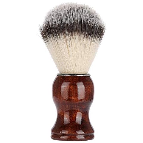 Brocha de afeitar portátil con mango de madera de Fyearfly Cover