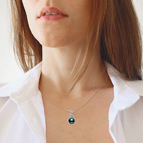 Tahitian Black Pearl Necklaces - Anniversary, Mothers Day, Birthday, Christmas, Valentine's Day Jewelry Gifts for Her3