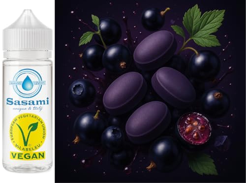Arôme concentré Northern Chill Blackcurrant fruité et frais 100ml vegan Sasami
