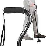 はなめぶく Rich Stick 軽量ハンサム杖 [理学療法士 企画監修] おしゃれ杖 折りたたみ杖 ステッキ 杖 4本足 介護杖 つえ 男性用 女性用 リッチブラック