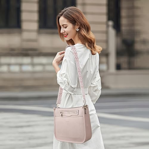 Image of TANTOMI Vegan Leather Crossbody Bags for Women Hobo Travel Purse Multi-Pocket Trendy Handbags & Womens Crossbody Bag