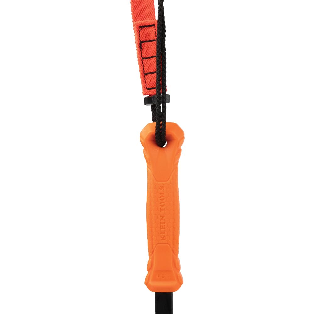 Klein Tools H80612 Schweißhammer, 284 g, Stahlkopf, Schlackenhammer mit stoßdämpfendem hitzebeständigem Nylon-Griff, 17,8 cm