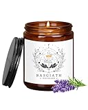4th Wing Gift Basgiath War College Bookish 7 oz Lavender Scented Candle Relaxation Gifts Book Lover Gift Fantasy & Literature Inspired Scented Jar Candle (Candle-Basgiath War)