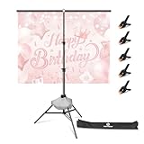 Lightdow 背景スタンド 150x200cm 撮影用 T字型 撮影スタンド 高さ調節可能 万能クリップ 5個付き ウォーターウェイトバッグ付き 収納便利 ポスタースタンド 人物撮影/商品撮影/広告写真/イベント/記念撮影など対応