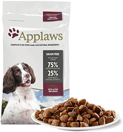 Applaws Complete and Grain Free Dry Dog Food Small/Medium breed Adult Chicken with Lamb 2 kg