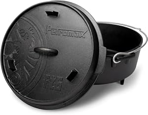 Petromax Feuertopf ft6 Dutch Oven, Schwarz