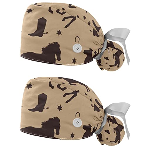 Chapeaux de travail silhouette de cheval JDEZ (lot de 2) casquettes unisexes