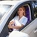 I3DIDEA 1 PCS Fluffy Car Seat Cover, Plush Fuzzy Fur Seat Protector for Winter, Universal Soft Faux Sheepskin Car Seat Cushion for Women Girls Interior Accessories (Purple)