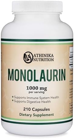 Monolaurin Immune Support Supplement 1,000mg per Serving, 210 Capsules (Vegan Safe, Non-GMO, Gluten Free) Immune Booster for Adults, Immune System Defense-picture-27