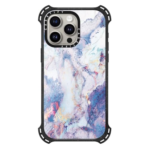 CASETiFY oEX MagSafeΉ iPhone 15 Pro Max P[X [MILKi (6x MIL-STD-810G) / 6.5m̗NA / MagSafe ɑΉ] - Marble051 - gv ub