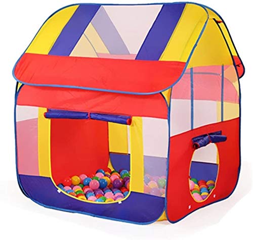 Tienda de los niños Carpa Infantil, Juegos al Aire Libre Juega una Estancia doméstica Cubierta Plegable Niño Niña Bebé Dormitorio Marina Ball Pool Enviar Marine Balls 120 * 110 * 130cm, tamaño: 120 *