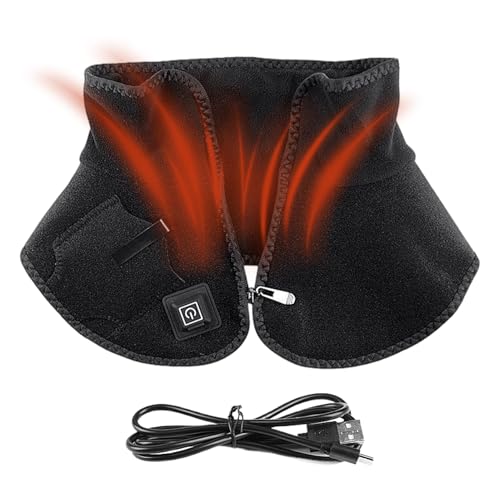 Calentador térmico para el cuello, transpirable, para clima frío, almohadilla térmica USB, para estudiantes, mujeres, hombres, adolescentes, adultos, viajes, ciclismo, camping