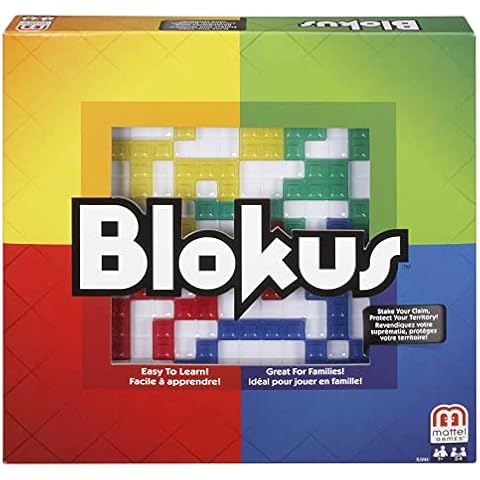 Blokus Game - Fun Strategy Board Game for The Whole Family - Less Than A Minute to Learn - 21 Pieces Per Player - Gift For Kids 7+, BJV44 Cover