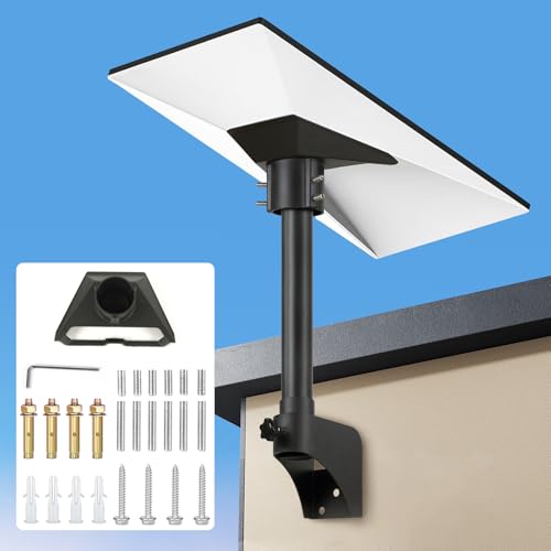 Soportes para parabólicas | Mount Compatible Con Starlink V3, Soporte De Pared Compatible Con Starlink Gen 3, Montaje En Pared Compatible Con Starlink De Ángulo Vertical Gen 3 Con Adaptador De Tubo Compatible Con Starlink V3