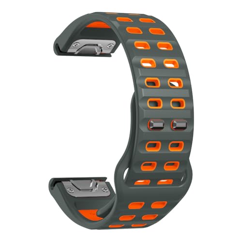 [MOQIAN] QuickFit 22 mm �o���h �����p for GARMIN(�K�[�~��) Fenix 8 AMOLED-47mm Fenix 7 Pro Solar/Approach S70 Fenix 6 pro Fenix 5 �Ή� �X�g���b�v