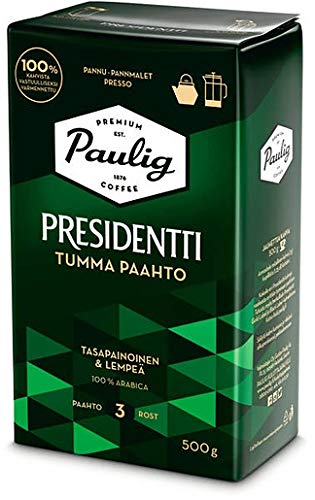 Paulig Presidentti Dark Roast pan ground Coffee 1 Pack of