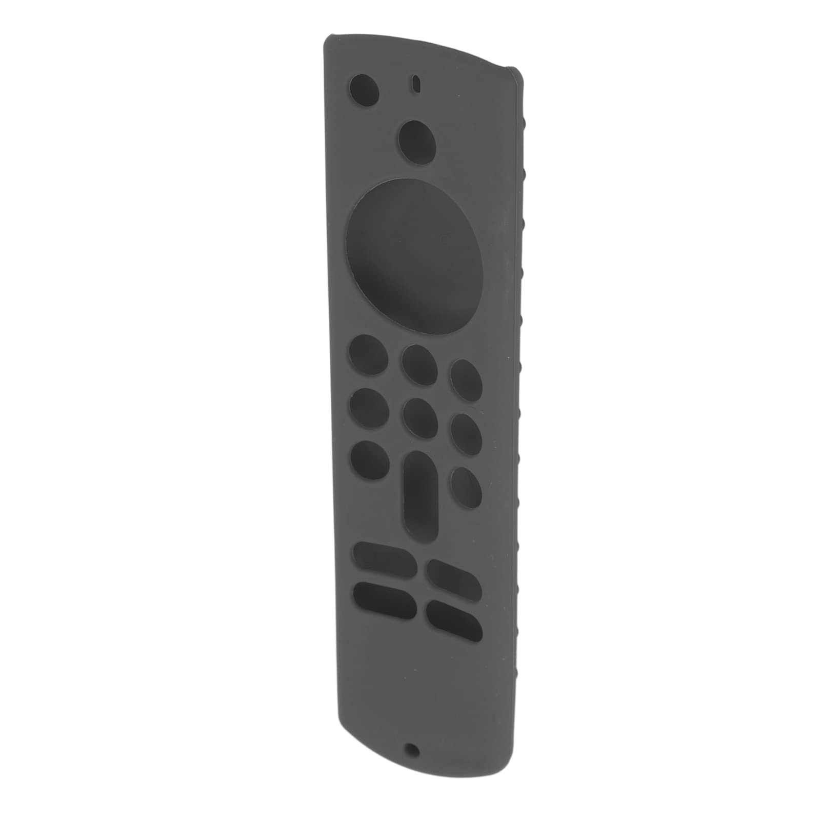 Fernbedienungs-Silikonhülle für TV Stick, Fernbedienungshülle für TV Stick für rutschfeste Silikon-Schutzhülle mit Trageband der 3. Generation (Gray)