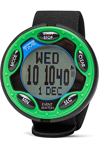 Optimum Time OE Serie 14R Wiederaufladbar Jumbo Event Uhr OE1468R - Green