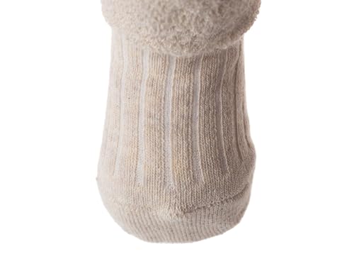 Jacob's – Erstlingssöckchen Baby 3er Pack | Weiche Vollfrottee-Socken mit Bärchenmotiv, OEKO-TEX® zertifiziert | Größe 0–3 Monate, hautfreundlich & wärmend
